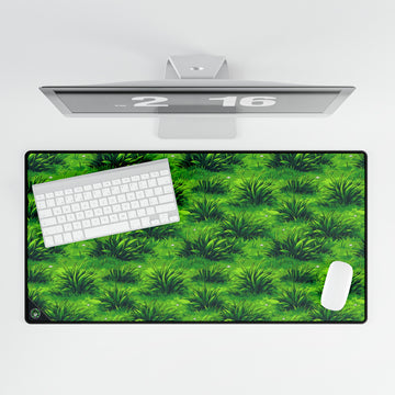 Cute Cartoon "Touch Grass" Desk Mat - Design 1